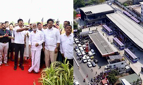 வடசென்னை வளர்ச்சித் திட்டத்தின் கீழ் மேம்படுத்தப்பட்ட பேருந்து நிலையங்கள் - உதயநிதி ஸ்டாலின் திறந்து வைத்தார்