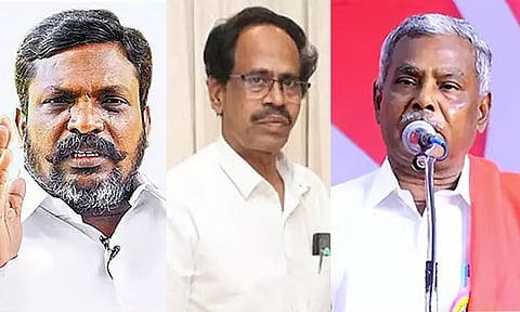 மத்திய அரசை கண்டித்து 12-ந்தேதி வேலைநிறுத்தப் போராட்டம் - வி.சி.க., கம்யூனிஸ்ட் கட்சிகள் அறிக்கை