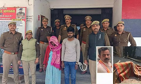 கள்ளக்காதலனுடன் சேர்ந்து கணவனை வெட்டிக்கொன்ற பெண்; அதிர்ச்சி சம்பவம்