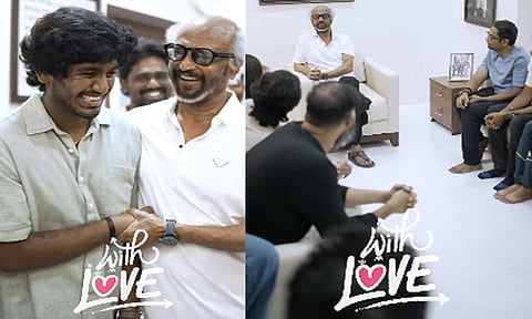 “வித் லவ்” படக்குழுவை நேரில் அழைத்து பாராட்டிய ரஜினிகாந்த்