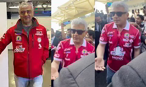 ’இது தியேட்டர் கிடையாது’... ரசிகர்களை கடிந்துகொண்ட அஜித் - வீடியோ வைரல்