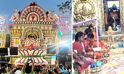 கீழக்கடையம் பத்ரகாளி அம்மன் கோவில் திருவிழா.. திரளான பக்தர்கள் தரிசனம்