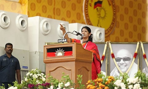 திமுக - காங்கிரஸ் கூட்டணியில் பிரச்சினை இல்லை ; கனிமொழி எம்.பி.