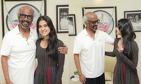 "பிரியமுடன் தலைவர்"- ரஜினியுடன் எடுத்த புகைப்படங்களை பகிர்ந்த அனஸ்வரா ராஜன்