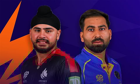 டி20 உலகக்கோப்பை: ஐக்கிய அரபு அமீரகத்திற்கு எதிராக டாஸ் வென்ற கனடா பேட்டிங் தேர்வு