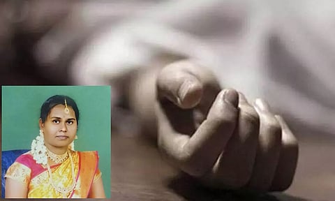 7 மாத கர்ப்பிணி தூக்குப்போட்டு தற்கொலை - சாவில் மர்மம் இருப்பதாக பெற்றோர் புகார்