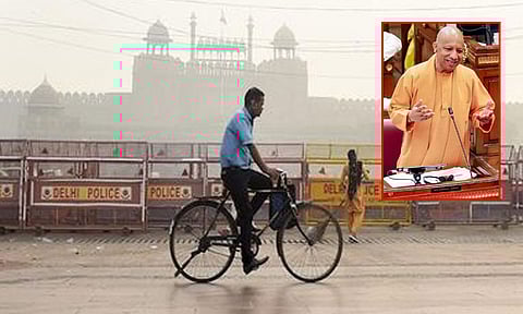 மூச்சு விட சிரமம், கண்களில் எரிச்சல்... டெல்லியில் வாழ்க்கை மோசம்: யோகி ஆதித்யநாத்