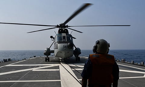 கப்பலில் நோய் வாய்ப்பட்டு தவித்த ஜப்பானியரை பாதுகாப்பாக மீட்ட இந்திய கடற்படை