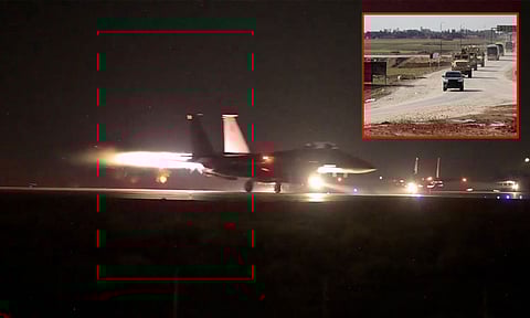 ஈராக், சிரியாவில் ஐ.எஸ். நிலைகள் மீது அமெரிக்கா வான்வழி தாக்குதல்