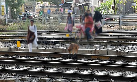 சென்னை: தண்டவாளத்தை கடக்க முயன்ற 384 பேர் மீது வழக்குப்பதிவு