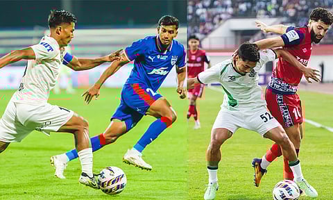 ஐ.எஸ்.எல் கால்பந்து தொடர் - ஜாம்ஷெட்பூர், பெங்களூரு வெற்றி