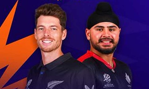 டி20 உலகக் கோப்பை: நியூசிலாந்துக்கு எதிராக கனடா பேட்டிங் தேர்வு