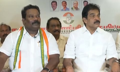 காங்.-திமுக கூட்டணி குறித்து பொதுவெளியில் பேசினால் நடவடிக்கை; தீர்மானம் நிறைவேற்றிய காங்கிரஸ்