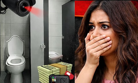 கழிப்பறையில் ரகசிய கேமரா? - வீடியோ எடுத்து மிரட்டல்: பிரபல டிவி நடிகை புகார்