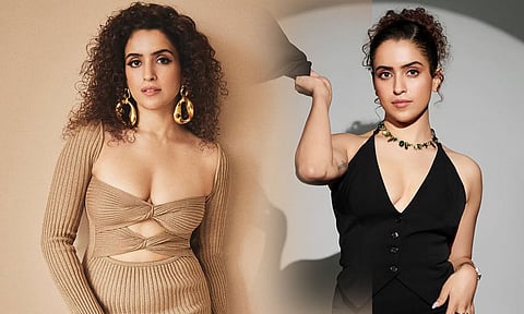 முதல் முறையாக பிலிம் பேர் மேடையில்...நடிகை சன்யா மல்ஹோத்ரா உற்சாகம்