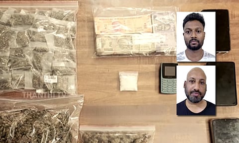 தாய்லாந்தில் இருந்து சென்னைக்கு போதைப்பொருள் கடத்தல் - 2 பேர் கைது