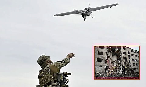 ரஷியாவின் ஏவுகணை தயாரிப்பு, கியாஸ் உற்பத்தி ஆலைகளை தாக்கிய உக்ரைன்