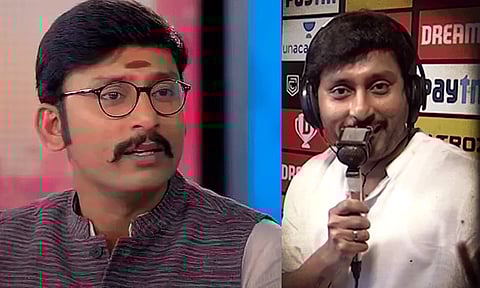 இந்தியா- தென் ஆப்பிரிக்கா போட்டியை வர்ணனை செய்கிறார் ஆர்.ஜே.பாலாஜி