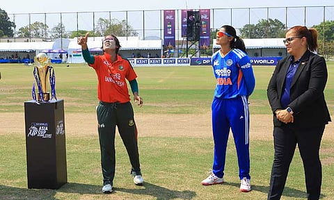 ரைசிங் ஸ்டார் ஆசிய கோப்பை இறுதிப்போட்டி: டாஸ் வென்ற இந்தியா பேட்டிங் தேர்வு