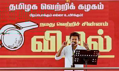 சட்டசபை தேர்தல் ஸ்டாலினுக்கும் - எனக்கும் இடையிலான போர்: விஜய் அதிரடி பேச்சு