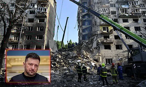 உக்ரைனின் எரிசக்தி கட்டமைப்புகள் மீது ரஷியா நள்ளிரவில் கடும் தாக்குதல்