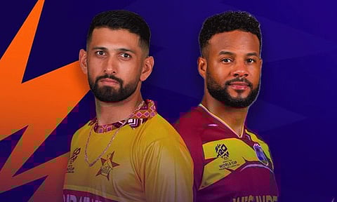 சூப்பர் 8 சுற்று: வெஸ்ட் இண்டீசுக்கு எதிராக டாஸ் வென்ற ஜிம்பாப்வே அணி பந்துவீச்சு தேர்வு