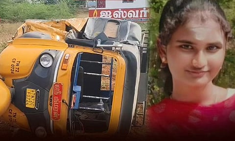 நெல்லையில் ஆட்டோ மீது கல்லூரி பேருந்து மோதி விபத்து: பள்ளி மாணவி பலி
