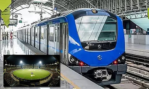 சேப்பாக்கத்தில் இந்தியா-ஜிம்பாப்வே கிரிக்கெட் போட்டி: பயணிகளுக்கு சலுகை வழங்கிய மெட்ரோ