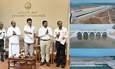 வேலூரில் ரூ.176 கோடியில் அணை அமைக்கும் பணி: மு.க.ஸ்டாலின் அடிக்கல் நாட்டினார்