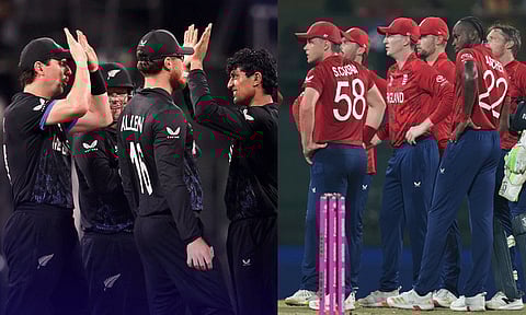 அரையிறுதிக்கு முன்னேறுமா நியூசிலாந்து.? - இங்கிலாந்து அணியுடன் நாளை மோதல்