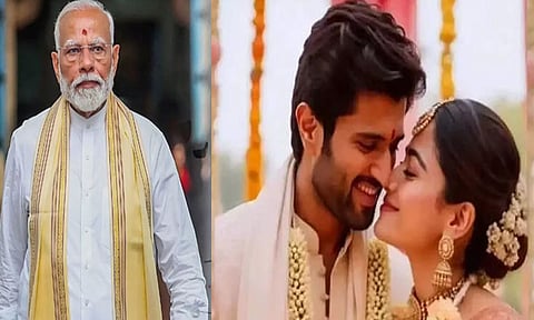 விஜய் தேவரகொண்டா - ராஷ்மிகா தம்பதிக்கு பிரதமர் மோடி திருமண வாழ்த்து