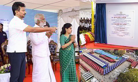 ரூ.52.03 கோடியில் மேம்படுத்தப்பட்ட மின்சாரப் பேருந்து பணிமனையைத் திறந்து வைத்தார் உதயநிதி ஸ்டாலின்