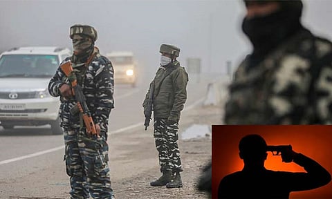 காஷ்மீர்: துப்பாக்கியால் சுட்டு பாதுகாப்புப்படை வீரர்கள் 2 பேர் தற்கொலை