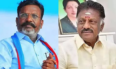 ‘ஓ.பன்னீர்செல்வம் மீதான நன்மதிப்பு உயர்கிறது’ - திருமாவளவன்