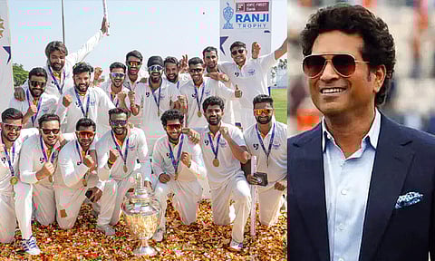 ஜம்மு-காஷ்மீர் அணிக்கு சச்சின் தெண்டுல்கர் வாழ்த்து