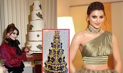 வைரங்கள் பதித்த கேக்… ரசிகர்களை அதிர்ச்சியடைய வைத்த ஊர்வசி ரவுடேலா!