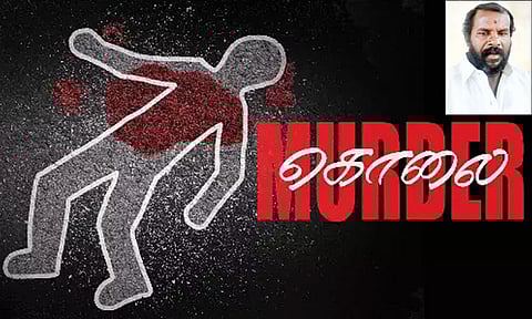 திண்டுக்கல்லில் அ.தி.மு.க. பிரமுகர் வெட்டிக்கொலை: மர்ம கும்பலுக்கு போலீஸ் வலைவீச்சு