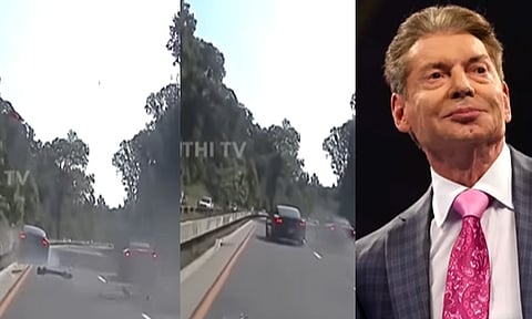 விபத்தில் சிக்கிய மல்யுத்த பிரபலம் - பதறவைக்கும் வீடியோ