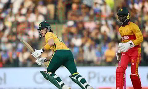 சூப்பர் 8 சுற்று: ஜிம்பாப்வே அணியை வீழ்த்தி தென் ஆப்பிரிக்கா வெற்றி