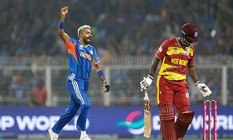 வெஸ்ட் இண்டீஸ் அதிரடி ஆட்டம்: இந்தியாவுக்கு 196 ரன்கள் இலக்கு