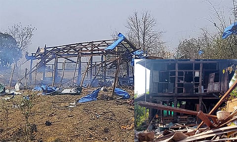 மியான்மரில் ராணுவம் நடத்திய தாக்குதலில் 24 பேர் பலி