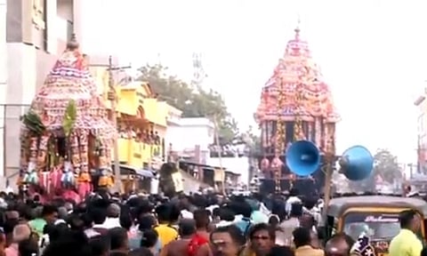 திருச்செந்தூர் முருகன் கோவிலில் மாசி திருவிழா தேரோட்டம் கோலாகலம்