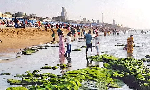 திருச்செந்தூரில் திடீரென 70 அடிக்கு உள்வாங்கிய கடல்