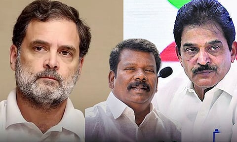 தொகுதி பங்கீட்டில் இழுபறி: செல்வப்பெருந்தகையுடன் ராகுல்காந்தி ஆலோசனை