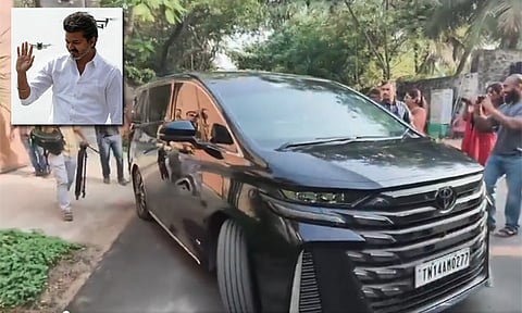 இன்று த.வெ.க. நிர்வாகிகள் கூட்டம்.. திருச்சியில் இருந்து சாலை மார்க்கமாக தஞ்சை புறப்பட்டார் விஜய்