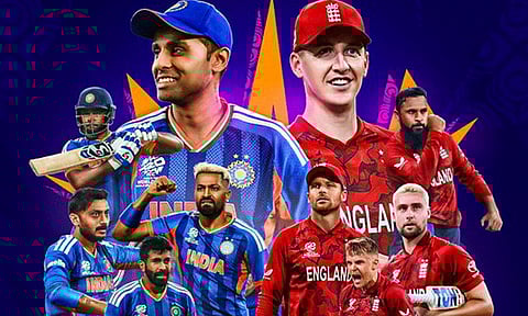 அரையிறுதி போட்டி: இந்தியாவுக்கு எதிராக டாஸ் வென்ற இங்கிலாந்து அணி பந்துவீச்சு தேர்வு