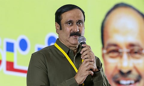 மாநிலங்களவை தேர்தல்: வேட்புமனு தாக்கல் செய்தார் அன்புமணி