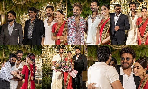 அல்லு அர்ஜுன் முதல்.. கார்த்தி வரை- களைகட்டிய ’Virosh' திருமண வரவேற்பு!