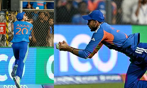 1983 உலகக் கோப்பை இறுதிப்போட்டியை நினைவூட்டிய அக்சர் படேலின் கேட்ச் - வைரலாகும் வீடியோ