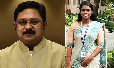 யுபிஎஸ்சி தேர்வில் 2-ம் இடம் பிடித்த தமிழக மாணவி - டிடிவி தினகரன் வாழ்த்து